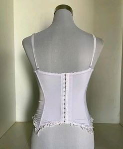 White Lacy Corset Top