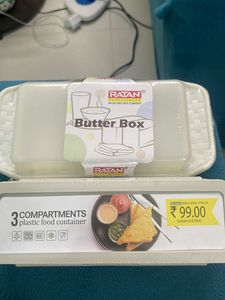 Butter box and food container tiffin