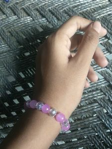 A Simple Cute Purple Bracelet For Girls