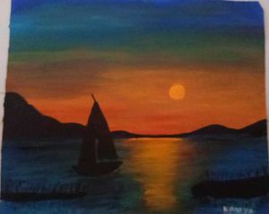 Soothing Landscape Canvas Painting