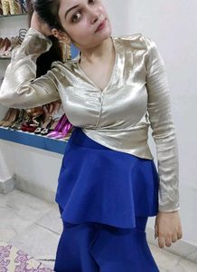 Satin Wrap Top