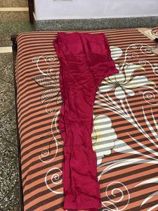 Red Embroidered Kurta