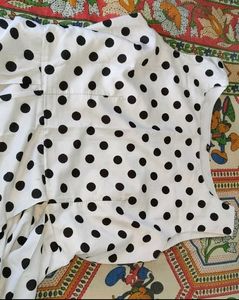 Polka Dot Fit &amp; Flare Dress