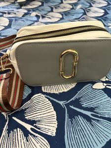 Grey White Sling 💼 Bag