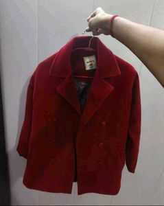Cherry red coat