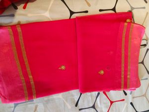 Elegant Pink Saree