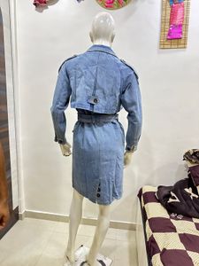 Denim Trench Dress