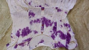 Purple Tie Dye Dress