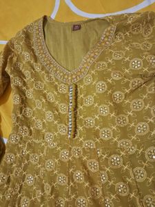 Elegant Yellow Kurta Set
