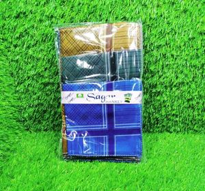 Sagar Hankey Set Of 12 Pcs