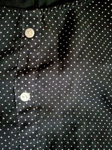 Polka Dot Button-Down Top