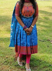 Stitched Anarkali Dress From Heavy Saree