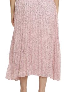 Women Pleated Peach Skirt