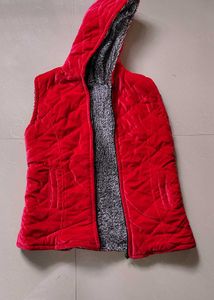 Red & Grey Dual half jacket with FREEGIFT
