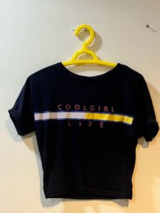 Printed Cropped tshirt