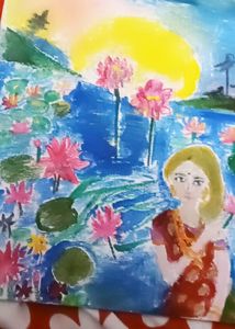 Lotus Painting