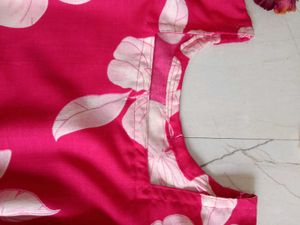 🆕 Pinteresty Royal Pink Short Kurta ✨🎀