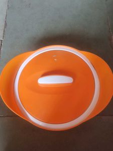 Orange Microwave Steamer