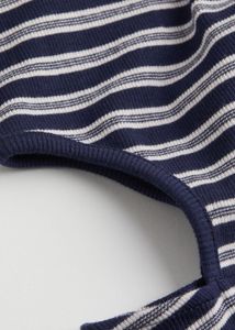 H&amp;M Blue Ribbed Jersery Dress