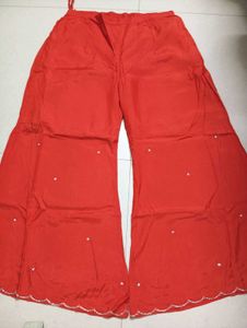 Red Embroidered Salwar Kameez