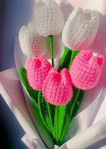 Crochet Tulip Bouquet