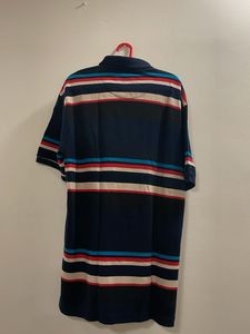 US Polo Assn Tshirt With Collars And Stripes