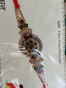 Heavy Diamond Work Rakhi