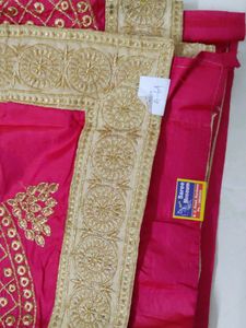 Beautiful Heavy Work Wedding Saree