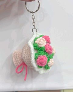 Crochet Mini Rose Bouquet