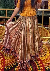Yellow Navratri Chaniya Choli