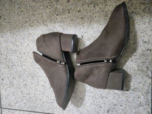Brown Suede Boots For GIRLS