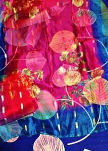 chunari floral design print