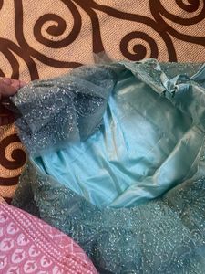 Elegant Teal Lehenga Choli Set