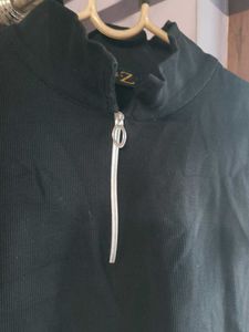 Sleeveless Black Top