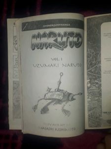 Naruto Anime Manga Volume 1 And 2