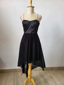 Black High-Low Dress