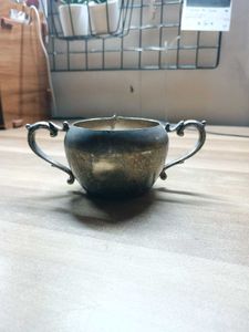 Vintage Silver Sugar Bowl