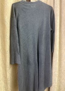 Stylish Gray Long Sleeve Top