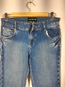 Airways Blue  Slim Fit Jeans (Women&#39;s)