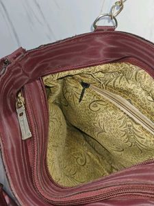 Maroon Handbag