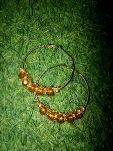 Yellow Colour Earrings