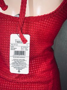 Few in Stock Red Long Sleeve Top