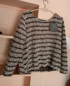 Striped Knit Top