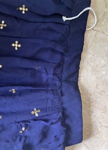 Navy Blue Lehenga Choli Set