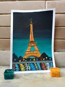 Eiffel Tower Painting