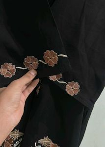 Elegant Embroidered Abaya