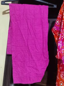 Bandhani Print Kurti With Salwar