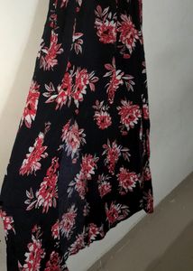 Dark Navy Blue Stylish Dress