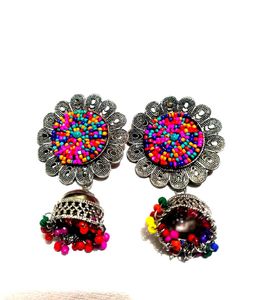 Colorful Jhumka Earrings
