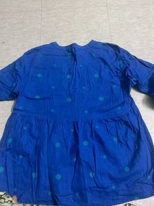 Nice office wear blue top